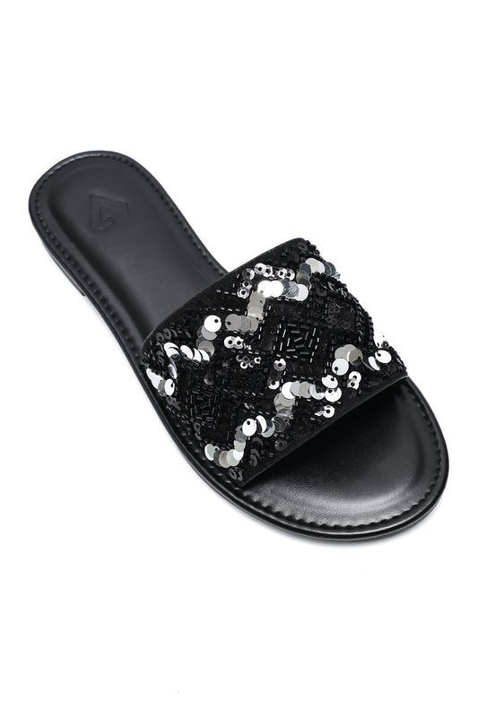 BOLD BAND SLIDE-BLACK
