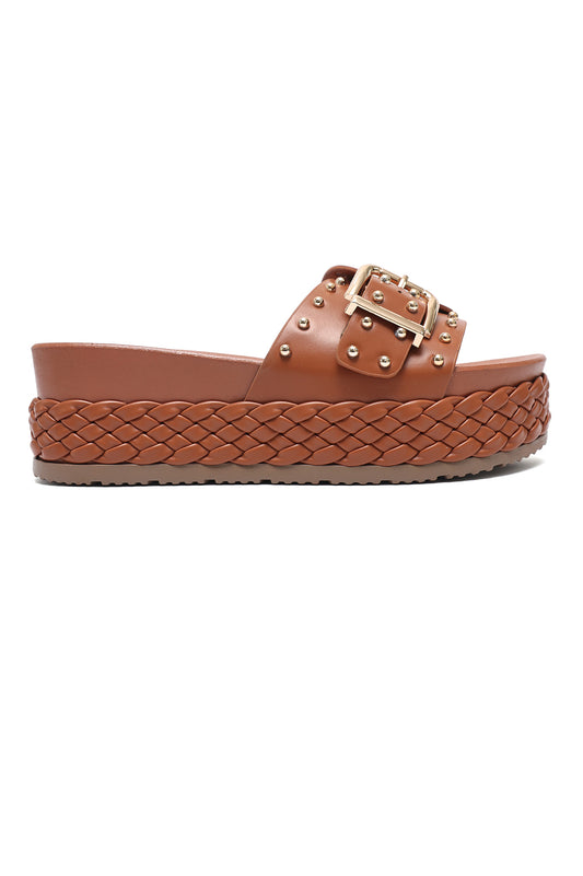 MIDSOLE BRAID COMFY-CAMEL