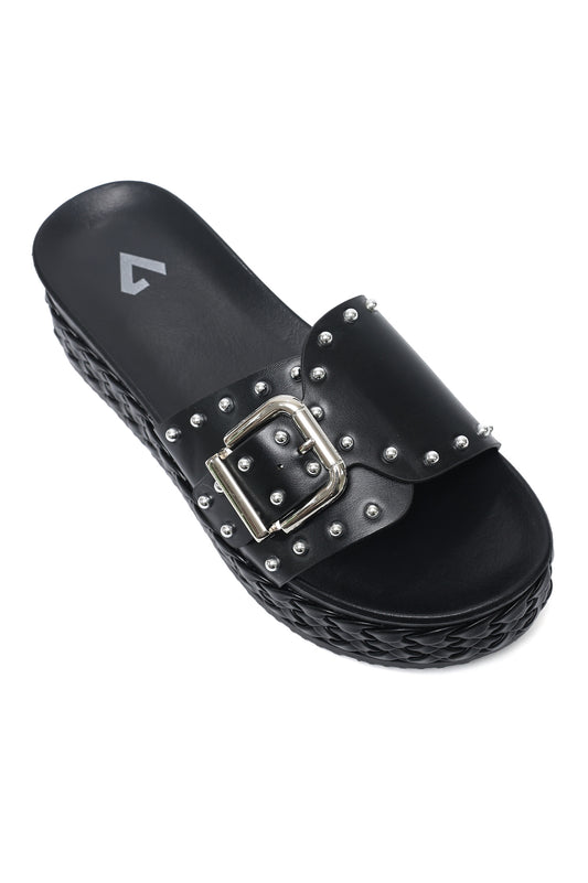 MIDSOLE BRAID COMFY-BLACK