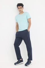 PREMIUM COTTON CREW NECK TEE-SKY-BLUE