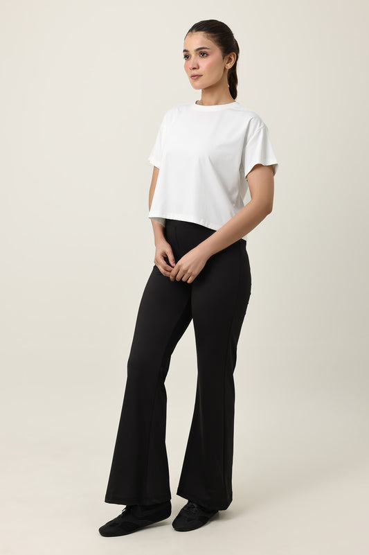PURE MOTION SHORT T-SHIRT-WHITE