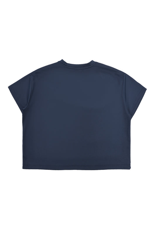 PURE MOTION SHORT T-SHIRT-NAVY
