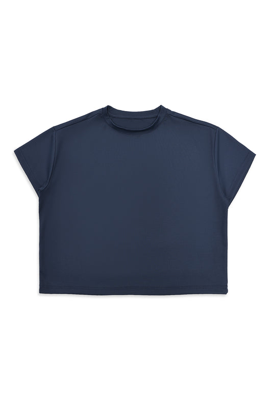 PURE MOTION SHORT T-SHIRT-NAVY