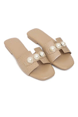 PEARLINE GRACE SLIDE-KHAKI