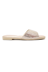MOSAIC GLAM SLIDES-GOLD