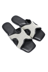 LEISURE CURVES SLIDES-BLACK