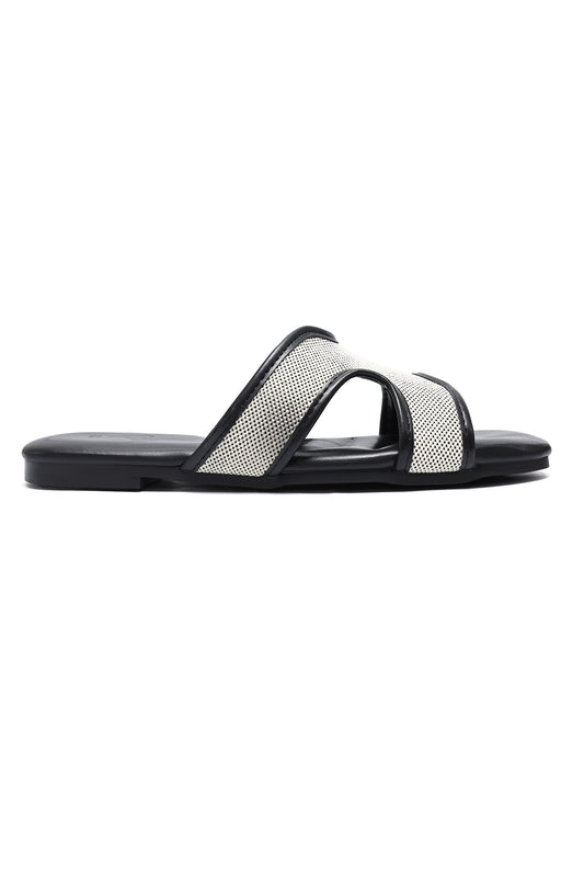 LEISURE CURVES SLIDES-BLACK