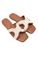 LEISURE CURVES SLIDES-CAMEL