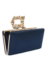 BROOCH PURSE-DARK-NAVY