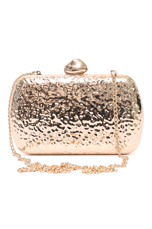 IMPERIAL SHINE CLUTCH-GOLD