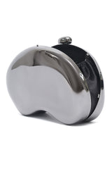 MIRROR CURVE CLUTCH-PEWTER