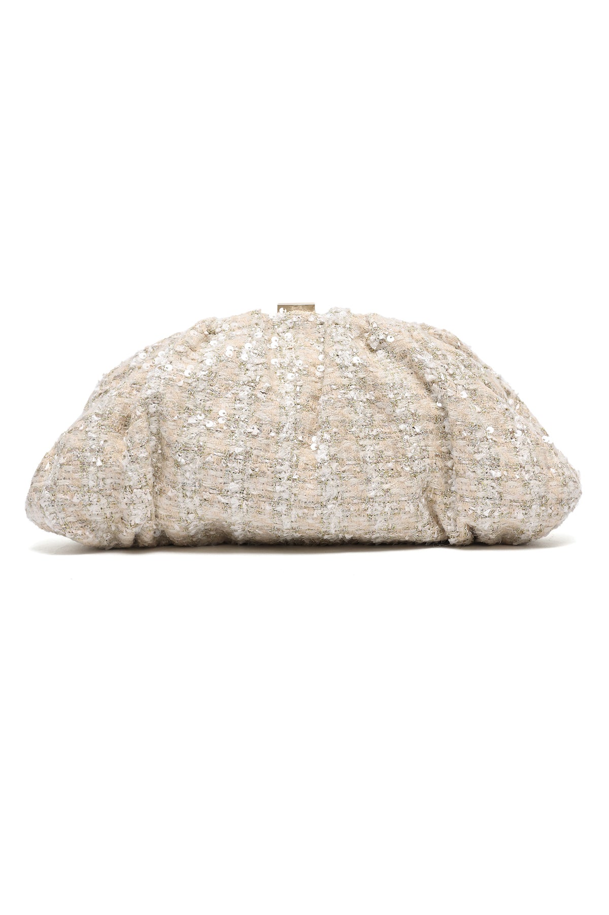 OPULENT EVENING CLUTCH-NATURAL