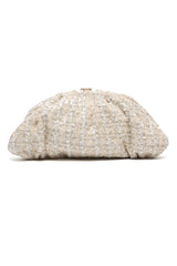 OPULENT EVENING CLUTCH-NATURAL