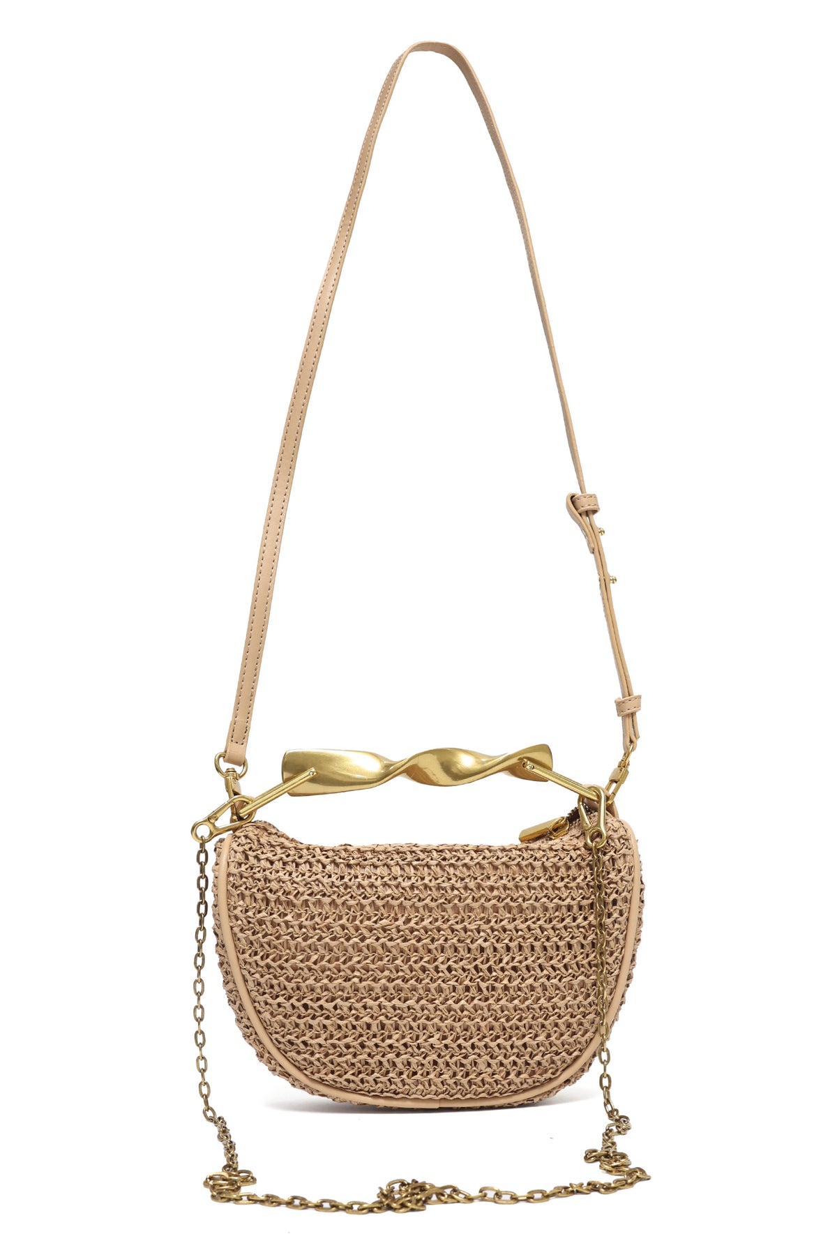 STYLISH SHOULDER CLUTCH-KHAKI