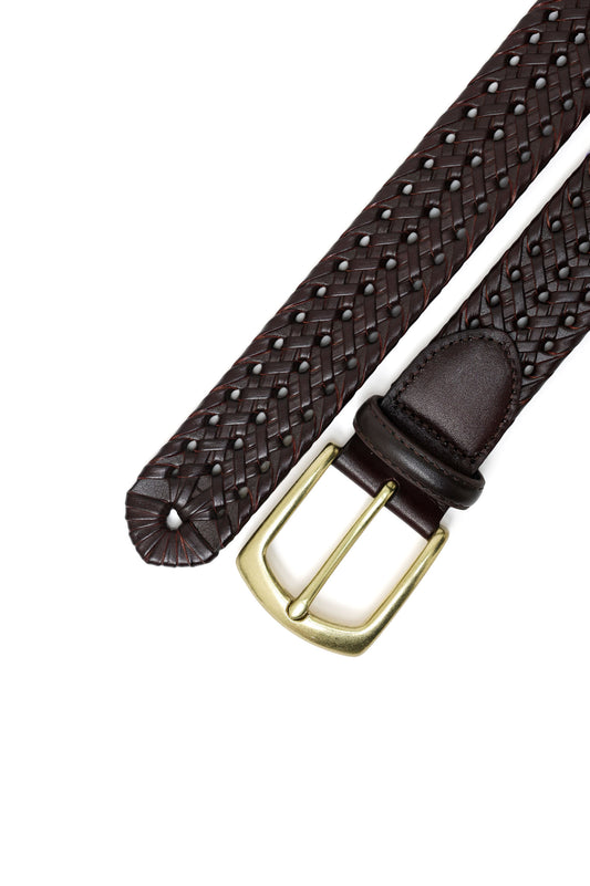 TWISTFORGE BURNISHED BELT-COFFEE