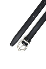 VALIANO DOUBLE-ROW TRIM BELT-BLACK
