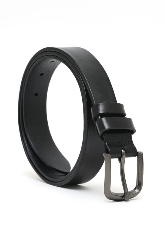 ZINCRA DEEP-CUT BELT-BLACK