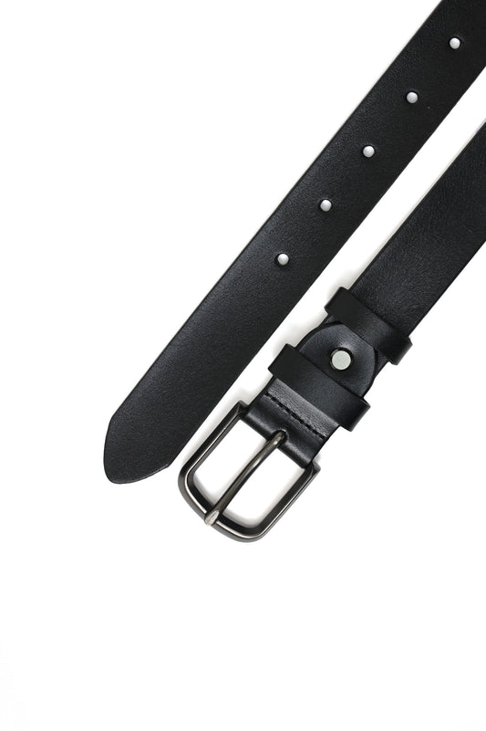 ZINCRA DEEP-CUT BELT-BLACK