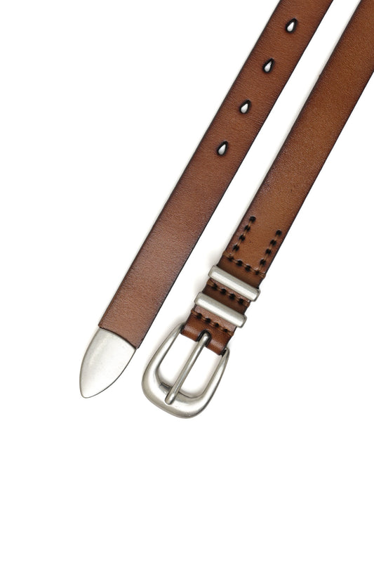 STONELOCK DUAL-LOOP BELT-BROWN