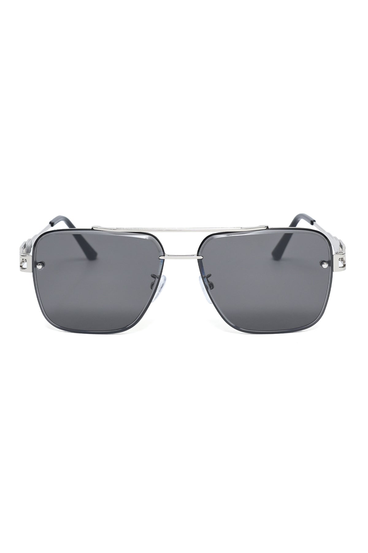 PRECISION RIM SQUARE SHADES-SILVER