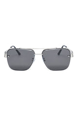 PRECISION RIM SQUARE SHADES-SILVER