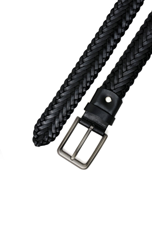 CROSSWIND RIVET BRAID BELT-BLACK