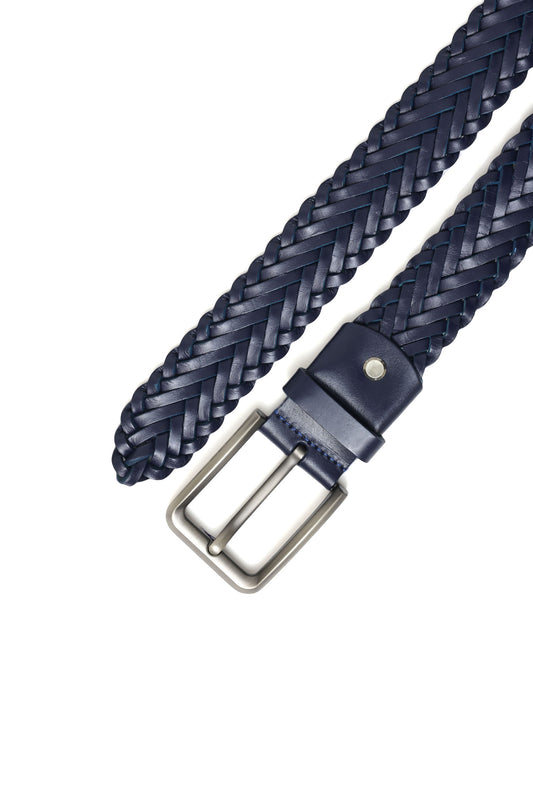 CROSSWIND RIVET BRAID BELT-NAVY