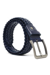 CROSSWIND RIVET BRAID BELT-NAVY