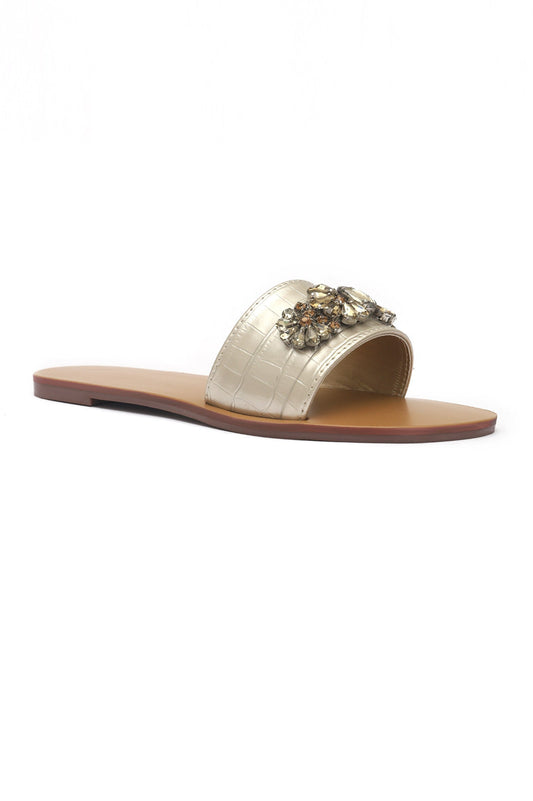 EMBELLISHED SLIDES-GOLD