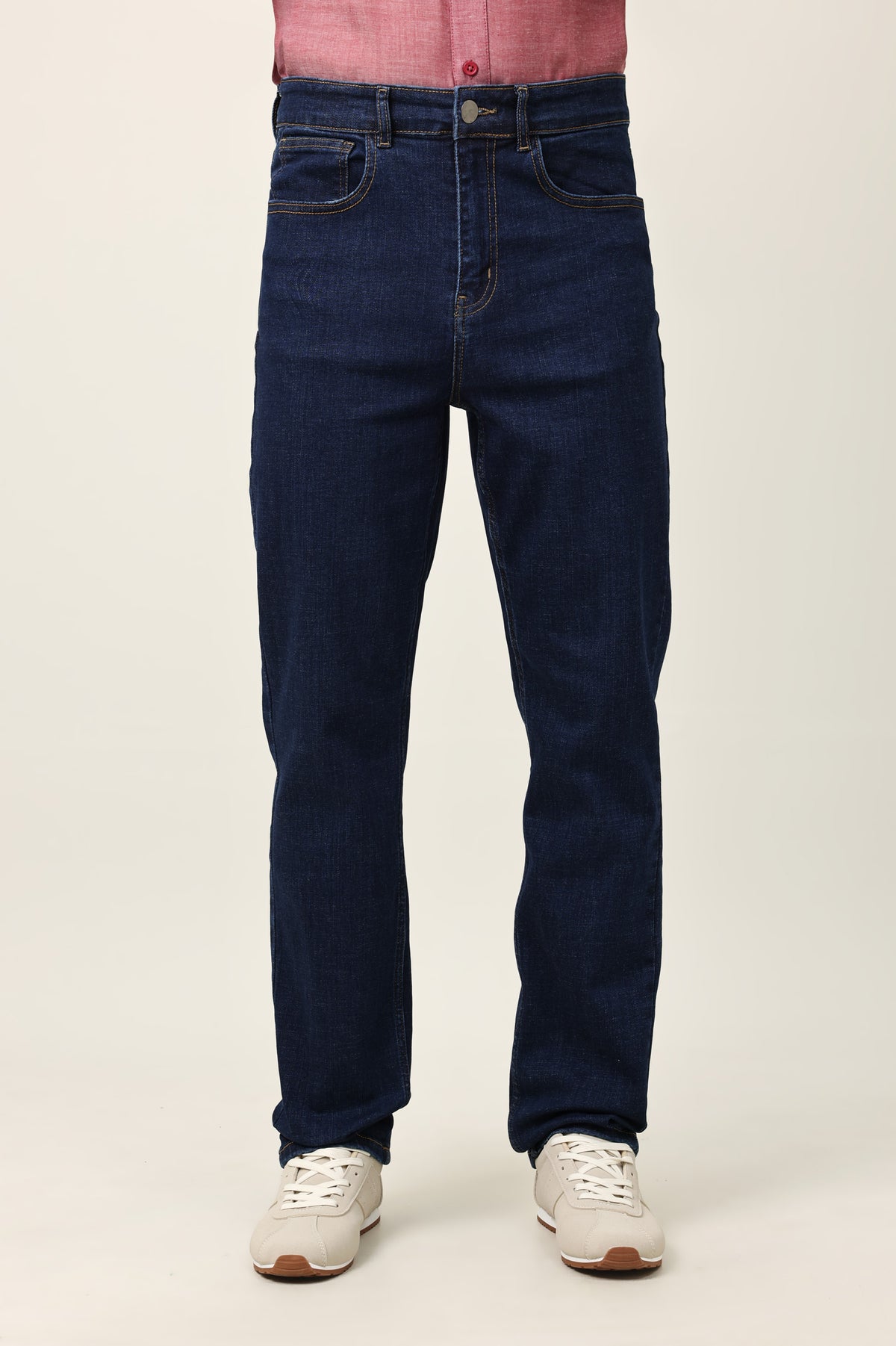 DENIM CUT BOTTOM-INDIGO