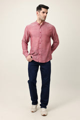 DENIM CUT BOTTOM-INDIGO