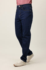 DENIM CUT BOTTOM-INDIGO