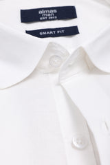 MICRO PATTERN OFFICE SHIRT-OFF/WHT