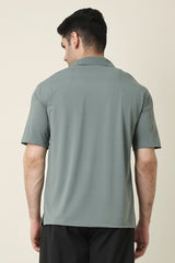 FLOW FABRIC CASUAL SHIRT-OLIVE