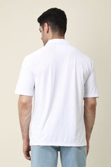 FLOW FABRIC CASUAL SHIRT-WHT