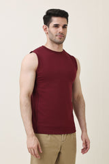 PUREFIT BASIC TANK-MAROON