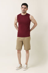 PUREFIT BASIC TANK-MAROON