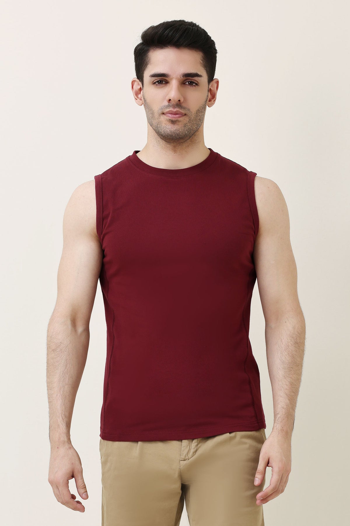 PUREFIT BASIC TANK-MAROON