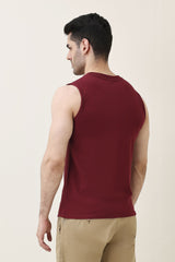 PUREFIT BASIC TANK-MAROON