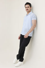 STRIPEHAVEN RESORT SHIRT-BLUE/WHT