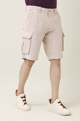TERRAIN LITE CO-ORD POLO SHORT-STONE