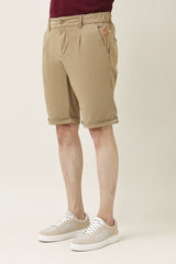 PRIME CASUAL SHORTS-KHAKI