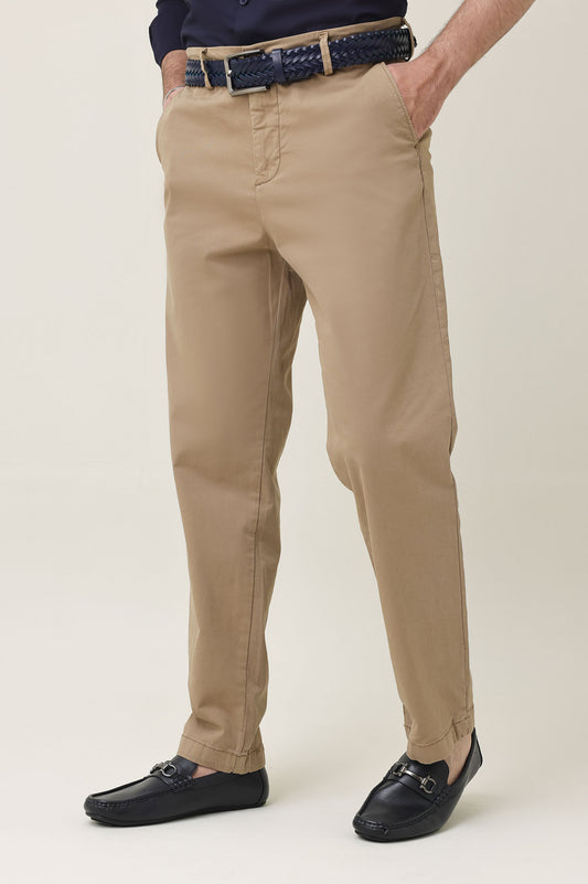 CLASSIFORM COTTON CHINOS-KHAKI