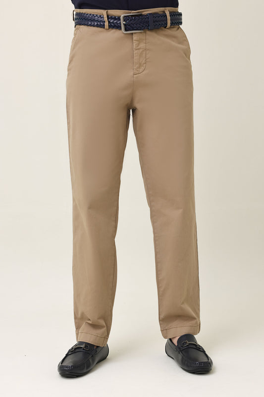 CLASSIFORM COTTON CHINOS-KHAKI