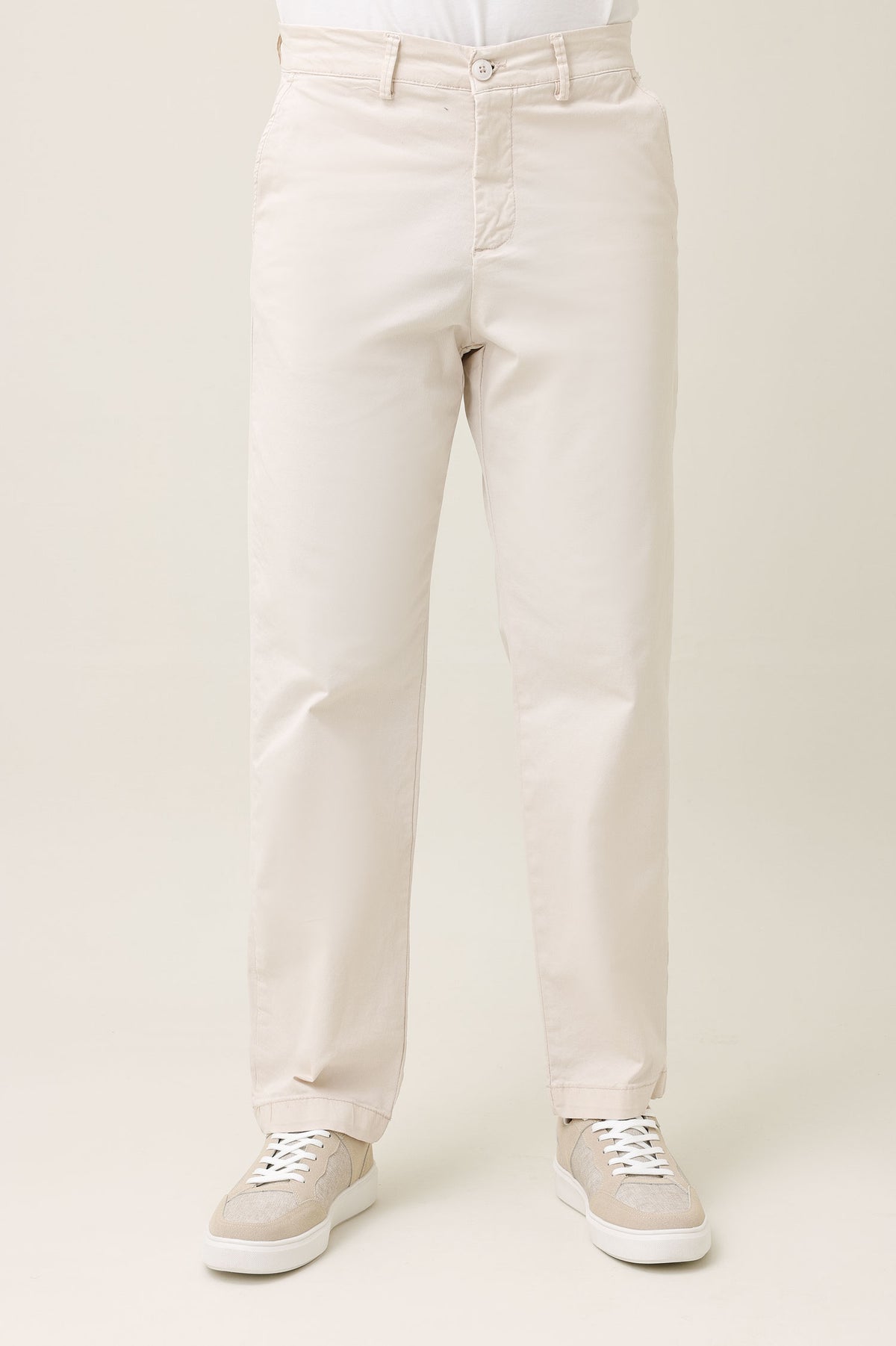 CLASSIFORM COTTON CHINOS-STONE
