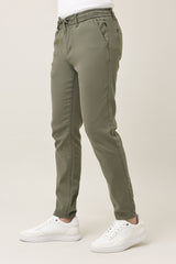STRUCTURE FLEX TROUSER-OLIVE