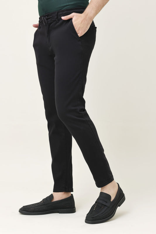 STRUCTURE FLEX TROUSER-BLACK