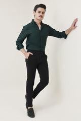 STRUCTURE FLEX TROUSER-BLACK