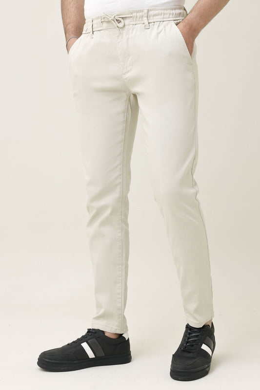 STRUCTURE FLEX TROUSER-STONE