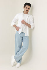 LINEAR FIT JEANS-LT-BLUE